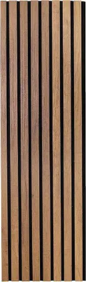 Productafbeelding van Famanu 3D wandpaneel, akoestisch, houtlook, 120x35x1,5 cm