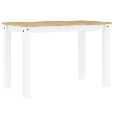 Produktbild von Esstisch PANAMA Weiß 112x60x75 cm Massivholz Kiefer