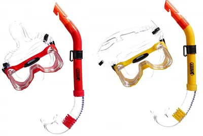 Produktbild von Best Sporting Tauchset Seawolf, gelb oder rot