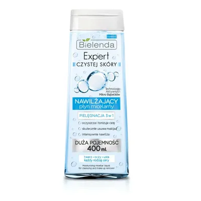 Zdjęcie produktu dla BIELENDA Clean Skin Expert nawilżający płyn micelarny 400ml
