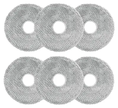 Produktbild von 6 Stück Wischtücher für Dreame L10s Ultra Gen 3/Gen 2/L10s Pro Ultra Heat/X40/X50 Ultra Complete,Mova E30 Ultra/Mova P50 Pro Ultra,L10s/L40/X30 Ultra,Xiaomi X10+/X20+ Saugroboter, Mikrofaser Wischpad