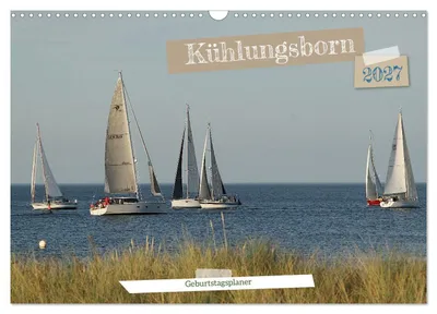 Produktbild von Kühlungsborn Geburtstagsplaner (Wandkalender 2027 DIN A3 quer), CALVENDO Monatskalender