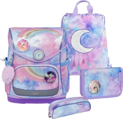Produktbild von Belmil Compact Plus Premium Schulranzen Set 5-teilig "Moonlight"