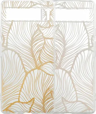 Zdjęcie produktu dla etui imoshion Design dla Google Pixel 6a - Golden Leaves Transparent