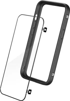 Produktbild von Rhinoshield, Gamer Set iPhone 16 Plus Displayschutz Bumper Hülle Rhinobuff, Schwarz