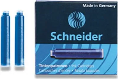 Obrázok produktu pre SCHNEIDER SN6601 Tintenpatrone Standard für Füllhalter, schwarz, 6er Schachtel