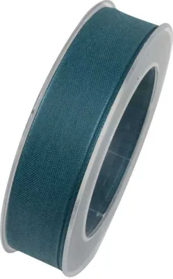 Produktbild von Webband, Schleifenband 25mm türkis 20m Rolle (1m=0,45EUR) Goldina