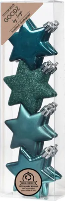 Produktbild von Kunststoff Sterne 8 Stk 6cm Emerald