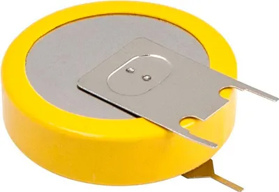 Image de Pile au lithium CR2477V 3Vdc 950mAh pour circuit imprimé 3pin position verticale PLI099
