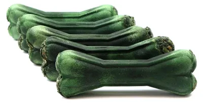 Productafbeelding van DOGBOSS 100% natuurlijke kauwbotten voor honden, rundervel met tandvriendelijke salie, 5 stuks, 22 cm – maat 210 g (verpakking van 5)