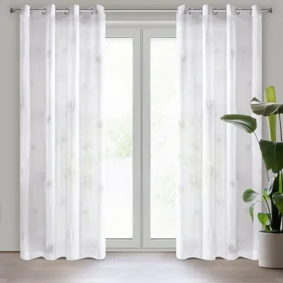 Produktbild von Gardine SABINE weiß 140x250 cm  Ösen Ösenvorhang
