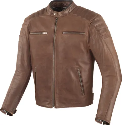 Produktbild von Bogotto B-Nimble Motorrad Lederjacke, braun, 48