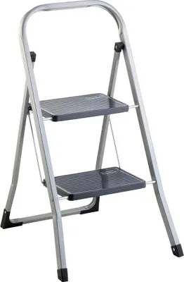 Image de Escabeau pliant acier 2 marches, max. 150kg