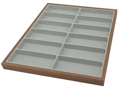 Image de Présentoir en bois pour 12 paires de lunettes