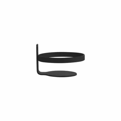Immagine prodotto di Supporto a parete Blomus Sono, per accessori da bagno, acciaio inox laccato, nero, 66446