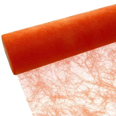 Imagen del producto de Cinta adhesiva decorativa - Naranja - 20 cm de ancho - Rollo de 25 metros