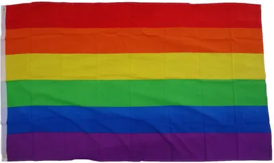 Produktbild von Flagge Regenbogen / Frieden 90 x 150 cm - Fahne- reißfest - rissfest - Hissfahne- Hissflagge - Sturmflagge -zum hissen - - keine billige Chinaqualität