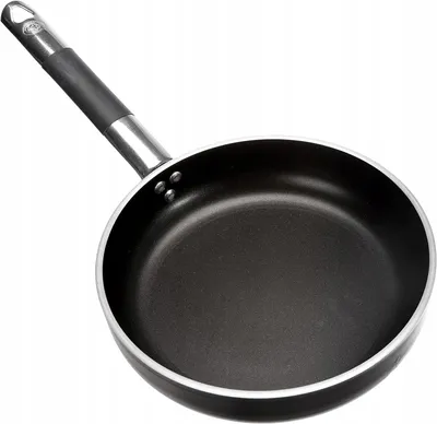 Productafbeelding van Agnelli AL Black ALSC2111SSPIC24 koekenpan, 24 cm diameter, aluminium, geschikt voor inductiekookplaten, antiaanbaklaag