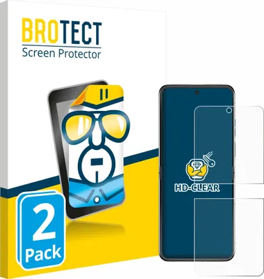 Produktbild von 2x Für Motorola Razr 60 Schutzfolie BROTECT Displayschutz Display Schutz Folie Klar Transparent