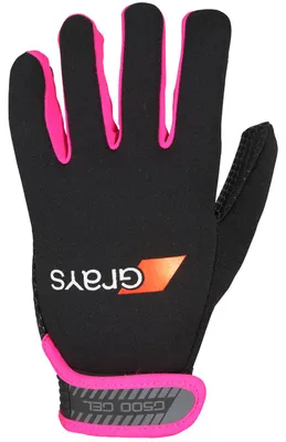 Imagen del producto de Guantes de hockey Grays G500 Gel - Talla S - s con detalles en rosa neón y agarre