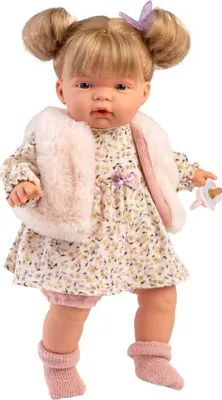 Zdjęcie produktu dla Llorens Lalka płacząca Joelle Futerko z dźwiękiem 38 cm