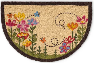 Produktbild von Kokosmatte Bunte Blumen 40x60 cm als aussen Sauberlaufmatte