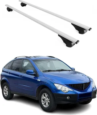 Produktbild von Dachträger Gepäckträger für Ssangyong Actyon 2006-2012 Grundträger Metall Grau