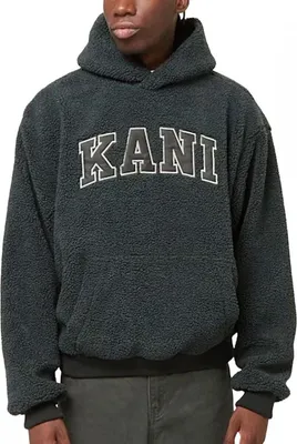 Produktbild von Karl Kani Serif Teddy Hoodie Anthracite 60210117 L