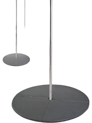 Zdjęcie produktu dla Mata do pole dance grubość 5 cm Ø 120 cm czarna Mata do pole dance Mata do pole dance