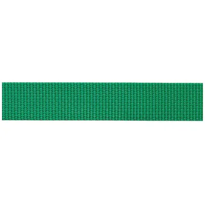 Immagine prodotto di Nastro piatto 26 mm (imbracature / cordini), VERDE 100 m