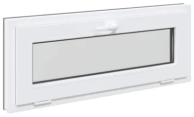 Obrázok produktu pre Podkrovné okno RISOR 100 x 40 cm PVC a sklo Antracitová