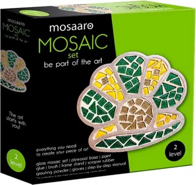 Produktbild von Mosaaro Mosaik Bastelset Eule - Kreatives Glas-Mosaik DIY Set