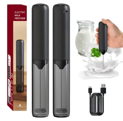 Produktbild von Milchaufschäumer, USB wiederaufladbar, Spritzschutzdesign, KJBQ-65