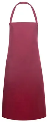 Produktbild von Karlowsky Latzschürze BASIC 75 x 100 cm unisex Polyester/Baumwollmix Bordeaux