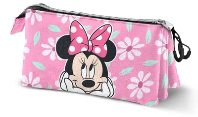 Zdjęcie produktu dla Karactermania Minnie, etui trójdzielne, 11x23x8 cm, różowe. Kolor: różowy. Rozmiar: uniwersalny