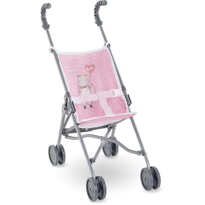 Produktbild von Puppenwagen Buggy, Rosa, Für Puppen 30 36 und 42cm, Ab 3 Jahren, Leicht, Zusammenklappbar