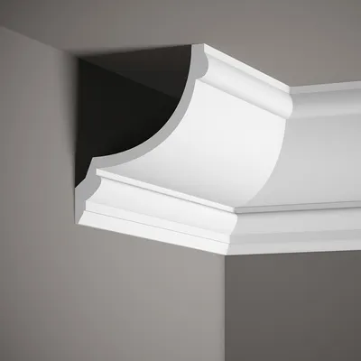 Produktbild von Mardom Deckenleiste MDB140 Profoam 160 x 150 x 2000 mm Weiß Stuckleiste Modern