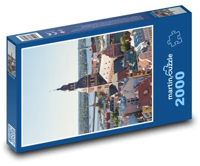 Zdjęcie produktu dla Puzzle 2000 Panorama Rygi - Łotwa - martinpuzzle