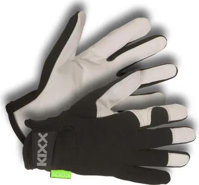 Produktbild von KIXX Work Line Elasthan-Ziegennappa Arbeitshandschuh - Größe 10