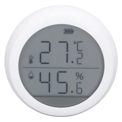 Produktbild von Smart Temperatursensor & Hygrometer, °C/°F umschaltbar, kompatibel mit Alexa, Google Home, Tuya & Smart Life, Messbereich -10 bis 50 °C