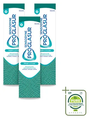 Produktbild von 3 x Sensodyne Proglasur Fresh & Clean Zahnpasta - 75 ml - Großpackung - 3 Stücke