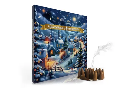 Produktbild von Räucherkegel Adventskalender - Normale Kegel