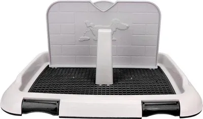 Produktbild von Famanu Hundetoilet mit Trainingspads - Schwarz