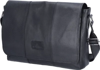 Produktbild von The Skandinavian Brand Leder Messenger  Black : schwarz-00 Farbsortierung: schwarz-00