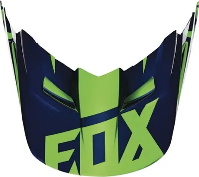 Image de Casque Fox Mx16 V1 avec visière Race [Flo Vert]