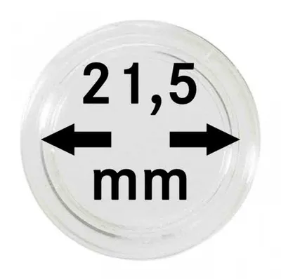 Produktbild von Lindner 2250215P Münzkapseln 21,5 mm-10er Pack