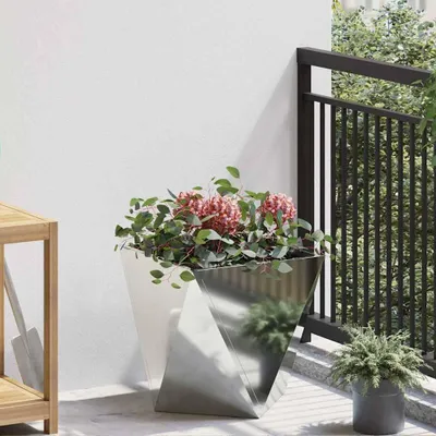 Immagine prodotto di Maison Exclusive - Vaso da fiori argento 40 x 40 x 40 cm Acciaio zincato