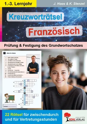 Produktbild von Kreuzworträtsel Französisch