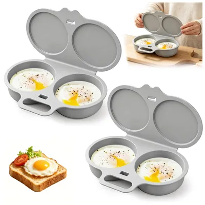 Mikrowellen-Eierkocher mit Deckel & Handgriff, 100 g