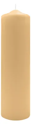 Produktbild von Spitzkopf Stumpen Kerzen Beige 30 x Ø 8 cm, 6 Stück